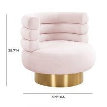 Load image into Gallery viewer, Naomi Velvet Swivel Chair