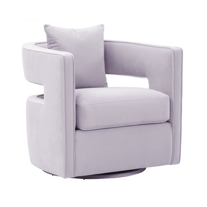 Kennedy Lavender Swivel Chair