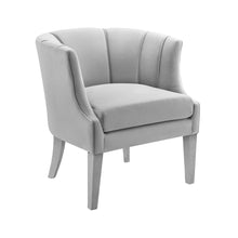 Load image into Gallery viewer, Turin Grey Velvet Chair