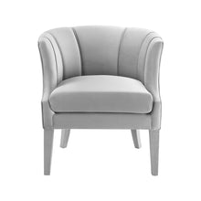 Load image into Gallery viewer, Turin Grey Velvet Chair
