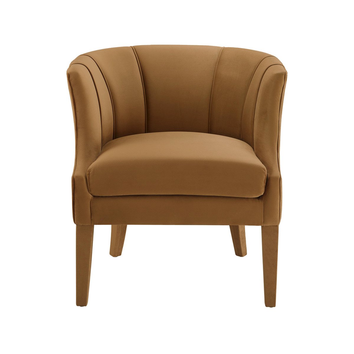 Turin Grey Velvet Chair