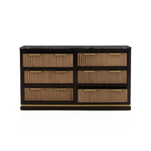Load image into Gallery viewer, Brooke Espresso Walnut 6 Drawer Dresser
