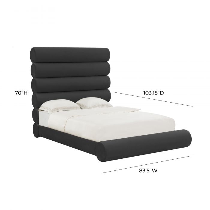 Durwin Velvet Bed King