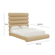 Load image into Gallery viewer, Durwin Velvet Bed King