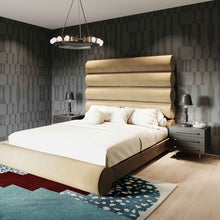 Load image into Gallery viewer, Durwin Velvet Bed King