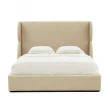 Load image into Gallery viewer, Jibriyah Beige Tweed Bed in King