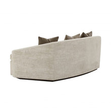 Load image into Gallery viewer, Abreeyah Beige Velvet Sofa