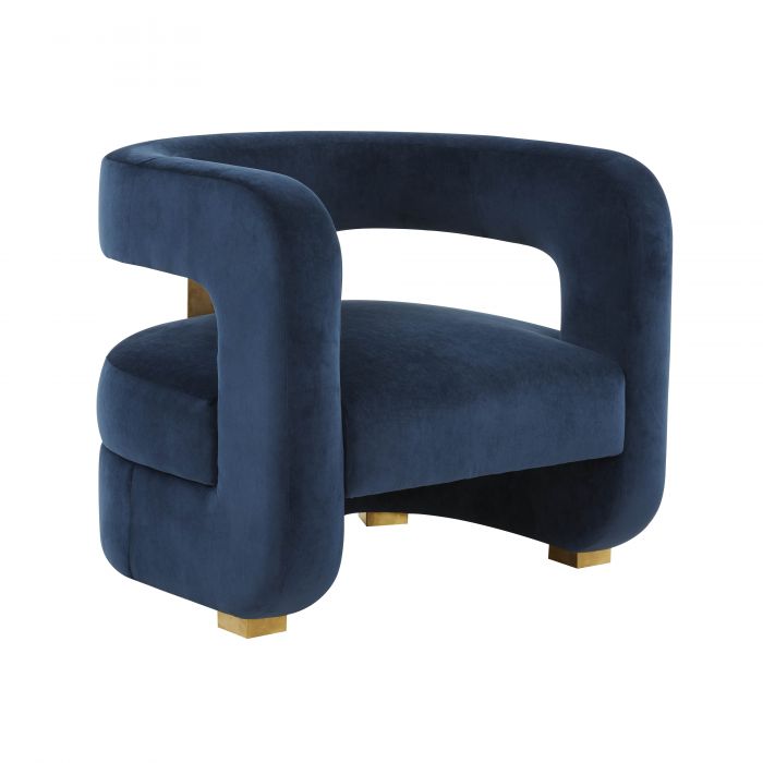 Ayanna Velvet Accent Chair