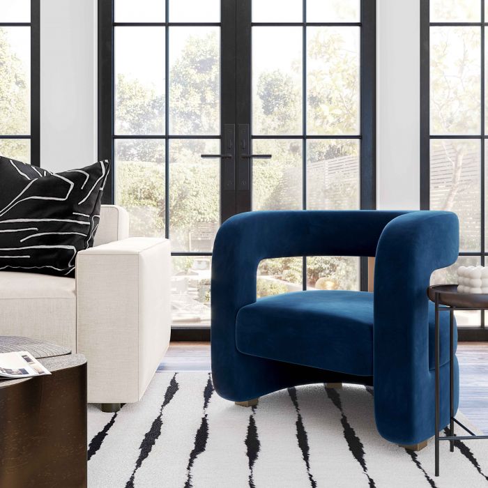 Ayanna Velvet Accent Chair
