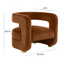 Load image into Gallery viewer, Ayanna Velvet Accent Chair