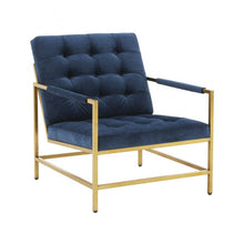 Load image into Gallery viewer, Van Velvet Leather Accent Chair