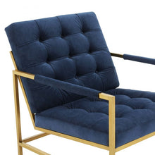 Load image into Gallery viewer, Van Velvet Leather Accent Chair