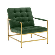 Load image into Gallery viewer, Van Velvet Leather Accent Chair