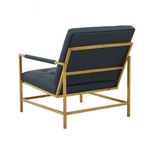 Load image into Gallery viewer, Van Charcoal Vegan Leather Accent Chair
