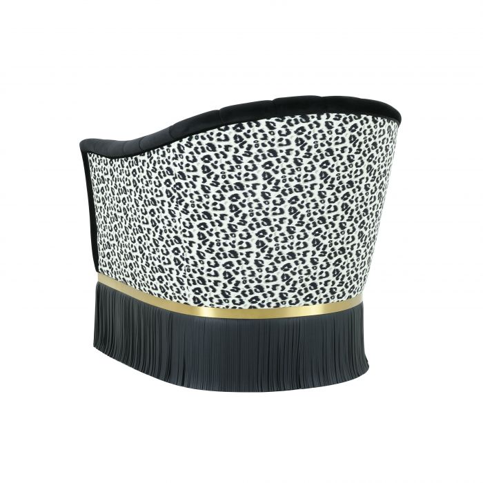 Enid Velvet Swivel Chair