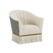 Load image into Gallery viewer, Enid Velvet Swivel Chair