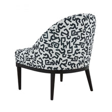 Load image into Gallery viewer, Crystal Velvet Patterned Accent Chair