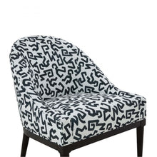 Load image into Gallery viewer, Crystal Velvet Patterned Accent Chair