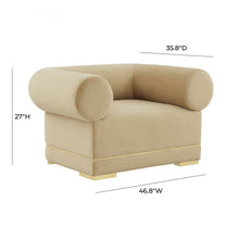 Load image into Gallery viewer, Riccardo Velvet Accent Chair