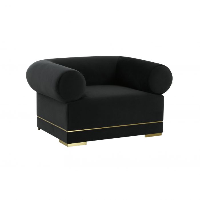 Riccardo Velvet Accent Chair