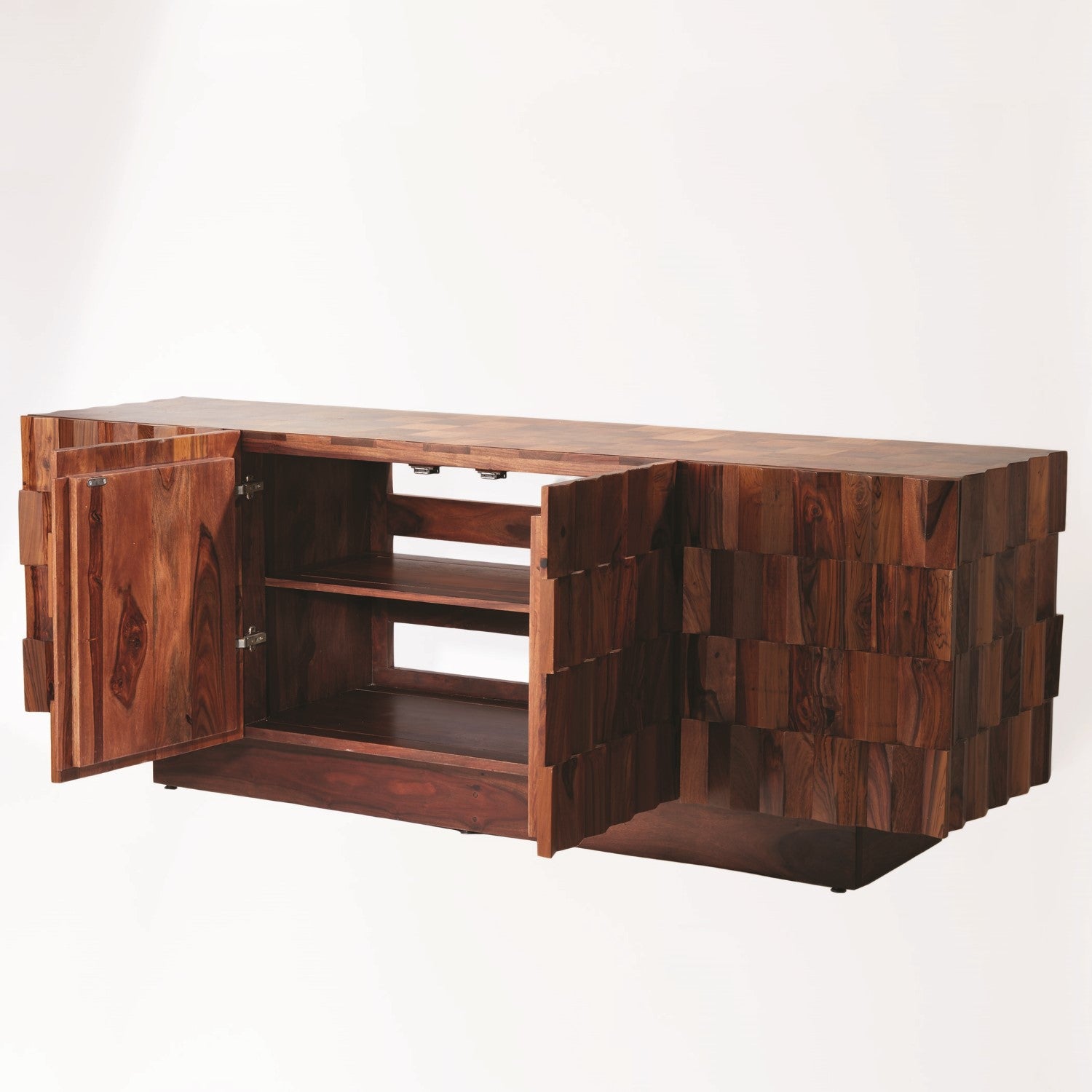 Washboard Media Cabinet