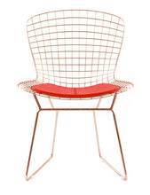 Load image into Gallery viewer, Bertoia Side Chair In Rose Gold Finish