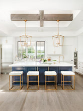 Load image into Gallery viewer, Chi Counter Stool In Gold Finish