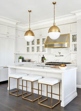 Load image into Gallery viewer, Chi Counter Stool In Gold Finish