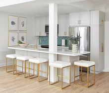 Load image into Gallery viewer, Chi Counter Stool In Gold Finish