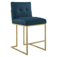 Load image into Gallery viewer, Giselle Gold Counter Stool
