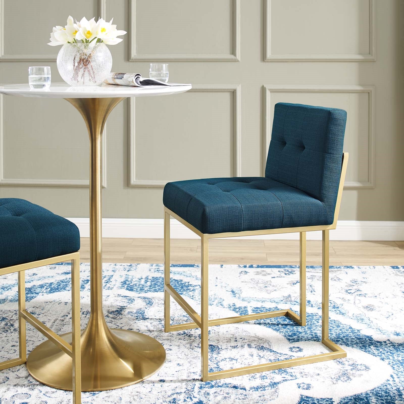 Giselle Gold Counter Stool