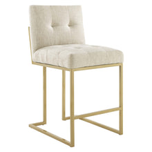 Load image into Gallery viewer, Giselle Gold Counter Stool