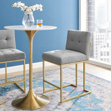Load image into Gallery viewer, Giselle Gold Counter Stool