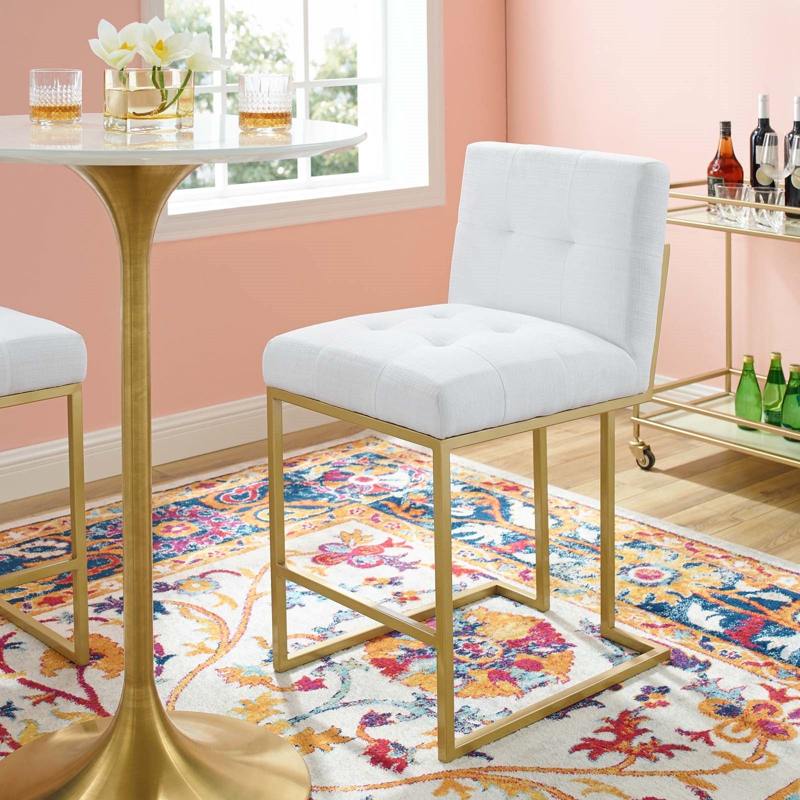 Giselle Gold Counter Stool