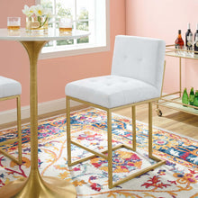 Load image into Gallery viewer, Giselle Gold Counter Stool
