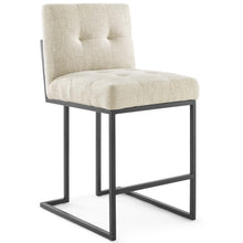 Load image into Gallery viewer, Giselle Black Counter Stool