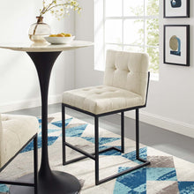 Load image into Gallery viewer, Giselle Black Counter Stool