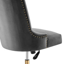 Load image into Gallery viewer, Empower Channel Tufted Performance Velvet Office Chair in Gold