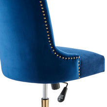 Load image into Gallery viewer, Empower Channel Tufted Performance Velvet Office Chair in Gold