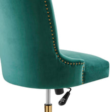 Load image into Gallery viewer, Empower Channel Tufted Performance Velvet Office Chair in Gold