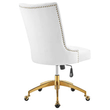 Load image into Gallery viewer, Empower Channel Tufted Performance Velvet Office Chair in Gold