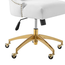 Load image into Gallery viewer, Empower Channel Tufted Performance Velvet Office Chair in Gold