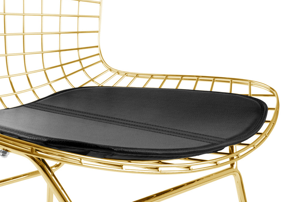 Bertoia Wire Side Chair Gold Finish