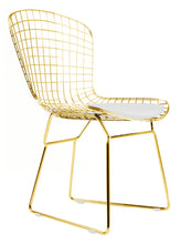 Load image into Gallery viewer, Bertoia Wire Side Chair Gold Finish