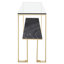 Load image into Gallery viewer, Tierra Console Table Black Marble