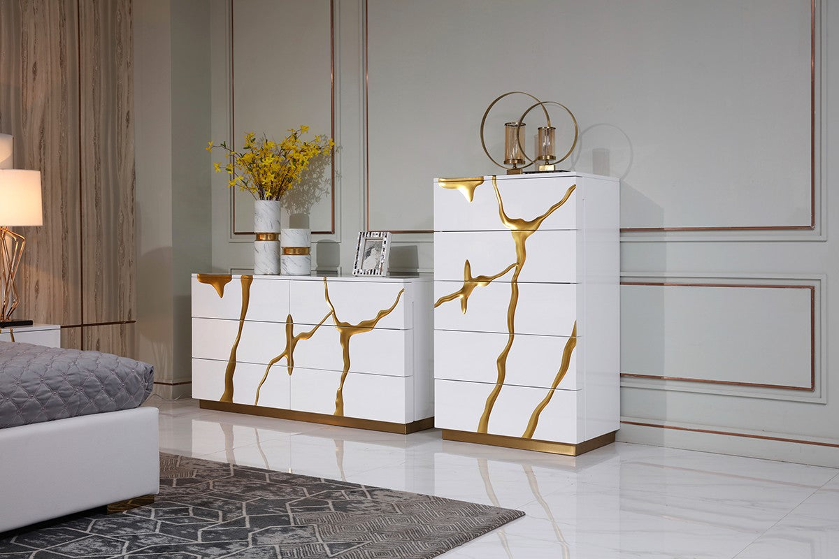 Paramount Chest With Gold Accents