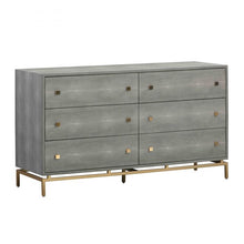 Load image into Gallery viewer, Pesce Shagreen 6 Drawer Dresser