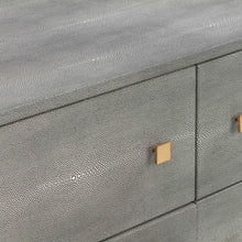 Load image into Gallery viewer, Pesce Shagreen 6 Drawer Dresser
