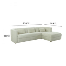 Load image into Gallery viewer, Callie Velvet Sectional - RAF