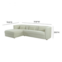 Load image into Gallery viewer, Callie Velvet Sectional - LAF